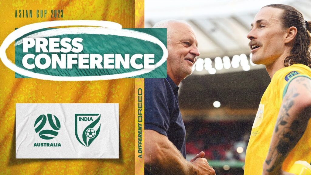 Graham Arnold and Jackson Irvine react to win | Post-Match Press Conference | Australia vs India