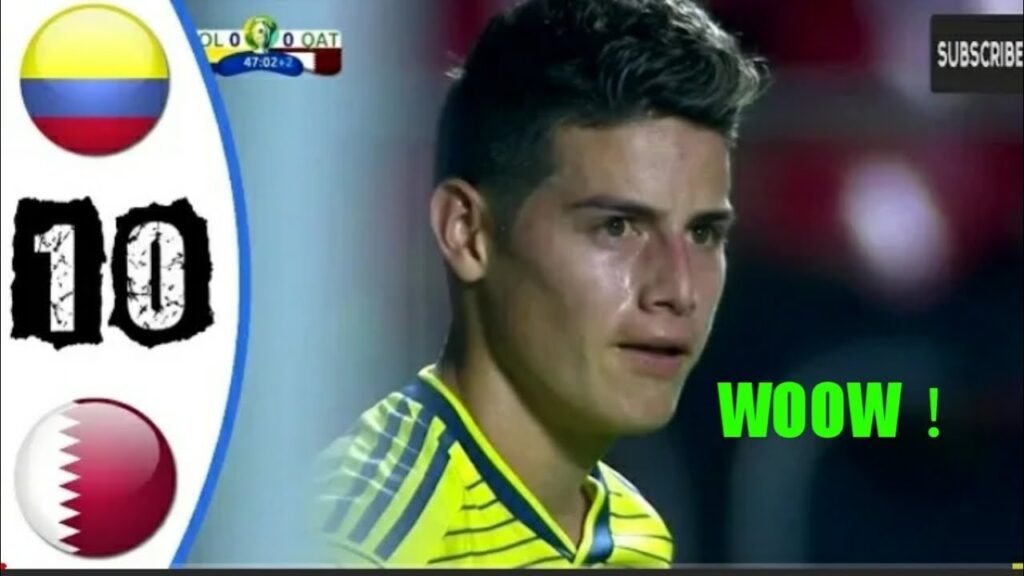 COLOMBIA VS QATAR 1-0 Highlights & goals