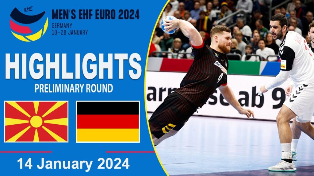 North Macedonia vs Germany Highlights | EHF European Championship 2024