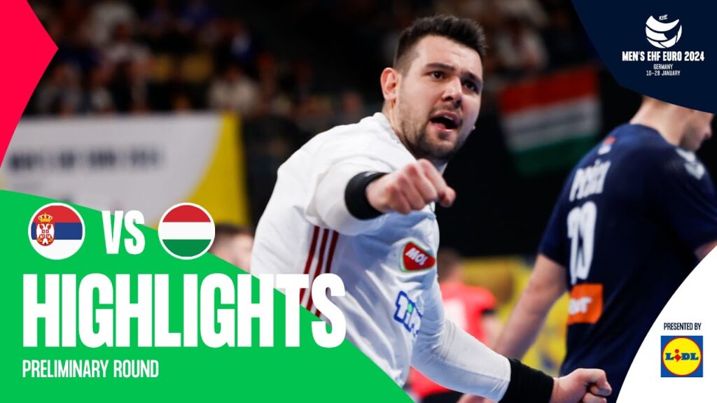 This is how you close a game | Serbia vs. Hungary | Highlights | Men's EHF EURO 2024