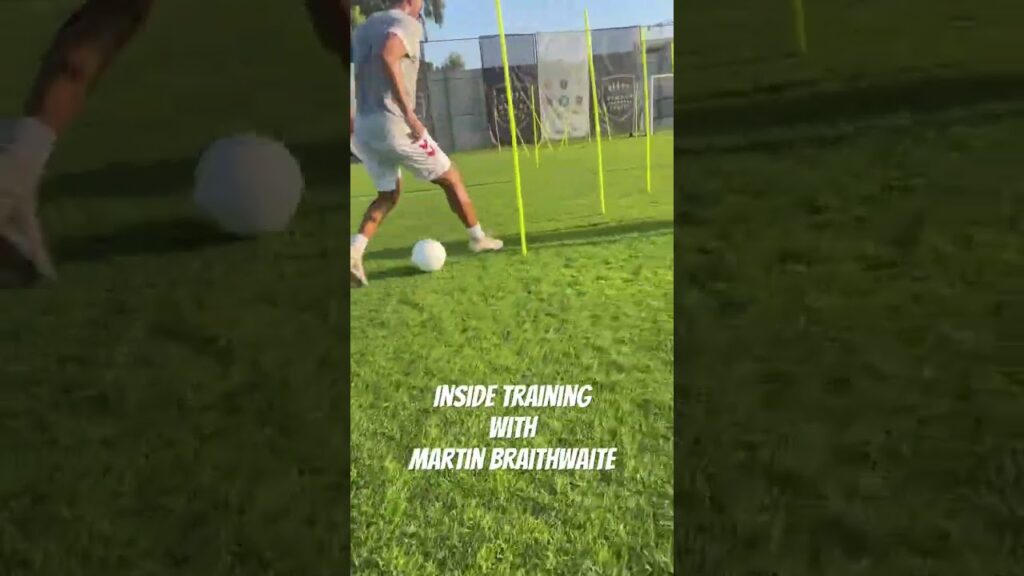 Coach Mesut Fußball Training mit Martin Braithwaite ⚽️🫡 #fußball #soccershorts #footballtraining