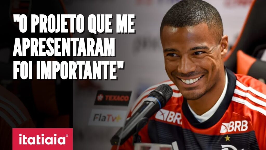 DE LA CRUZ É APRESENTADO NO FLAMENGO E NÃO ESCOLHE POSIÇÃO COM TITE