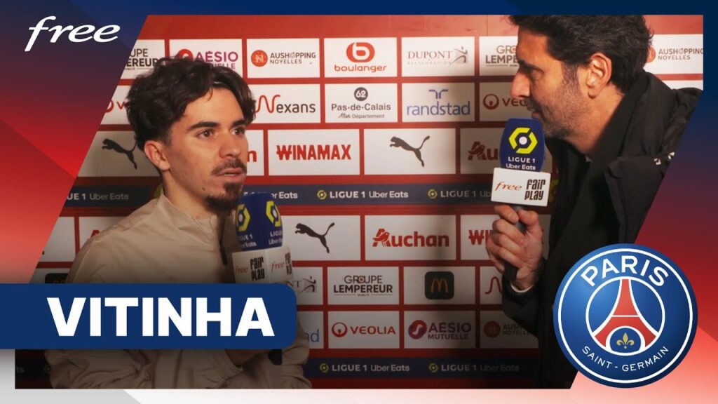 Lens/PSG - Vitinha : "On doit faire mieux en 2e mi-temps" - BORD-TERRAIN