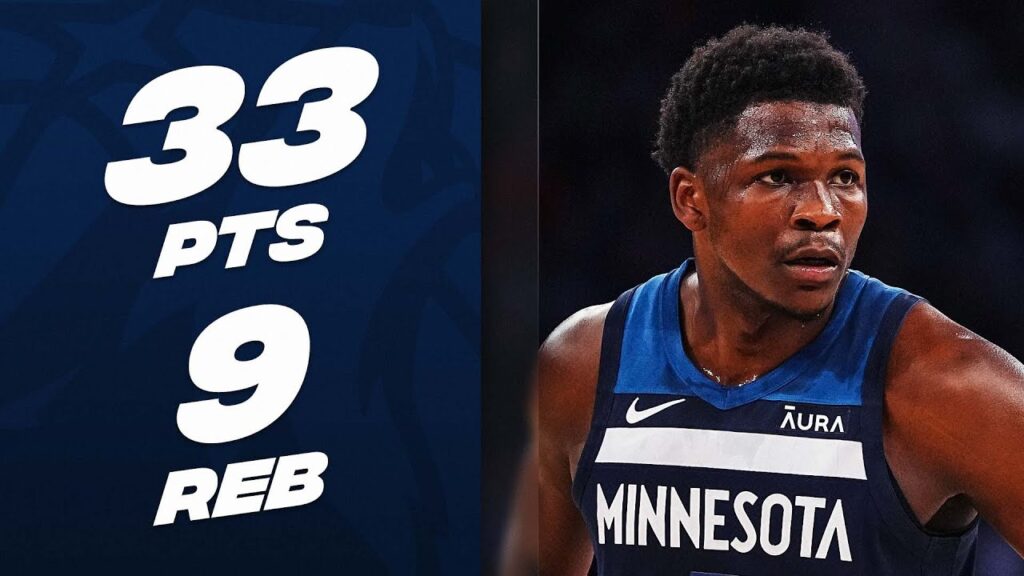 Anthony Edwards Shows Out At Home With 33 PTS | January 14, 2024