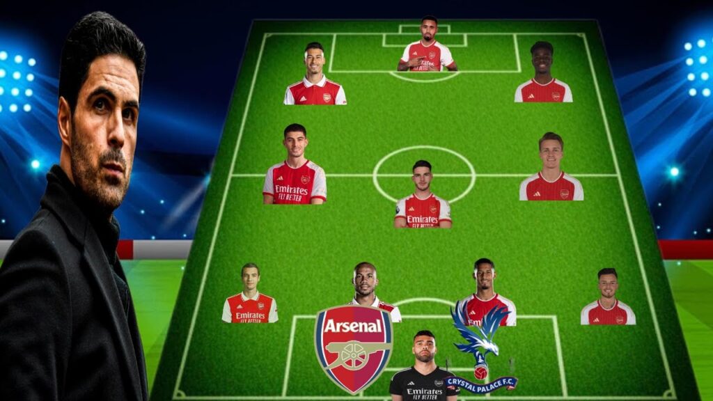 ZINCHENKO OUT: ARSENAL POSSIBLE 4-3-3 LINE-UP AGAINST CRYSTAL PALACE