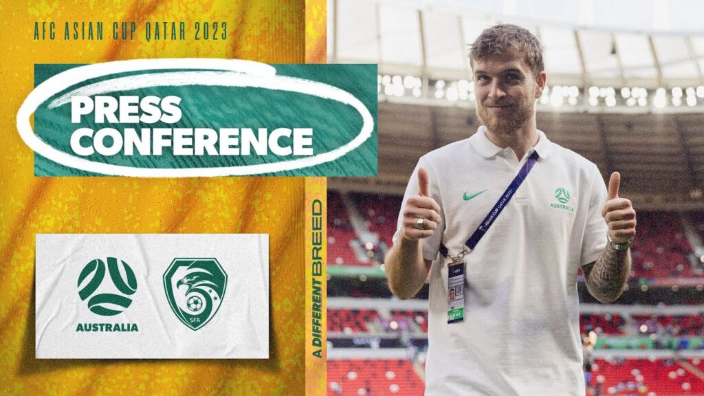 Riley McGree: Everybody needs to stand up in this tournament | Press Conference | Australia v Syria