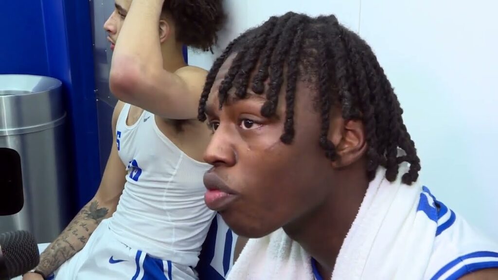 Duke’s F Mark Mitchell after Syracuse win with 21 pts Duke's F Mark Mitchell after Syracuse win with 21 pts