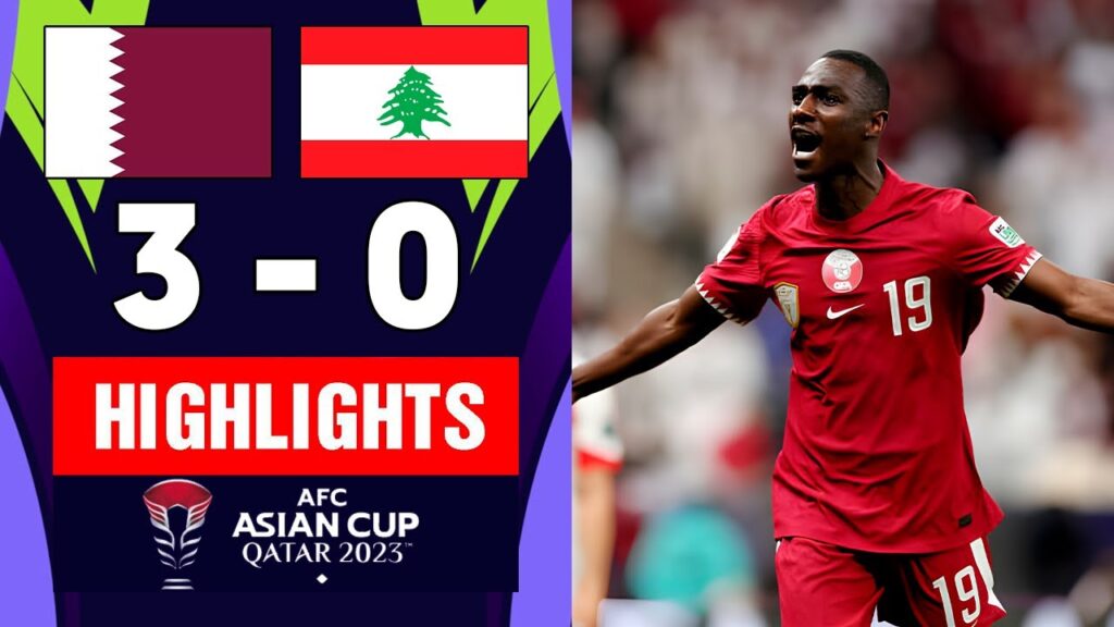 Almoez Ali Goal | Qatar vs Lebanon 3-0 Extended Highlights | AFC Asian Cup 2024