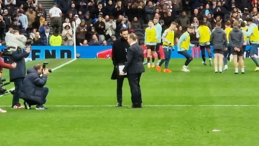 Tottenham legend Hugo Lloris celebrated at half-time Spurs- Bournemouth 31.12.2023