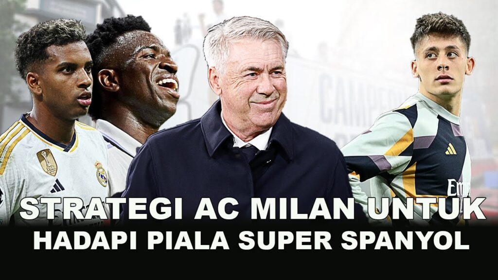 Hadapi  Laga Menakjubkan Dengan Taktik Ac milan ,Cara Anceloti Merubah Pemain  Real Madrid
