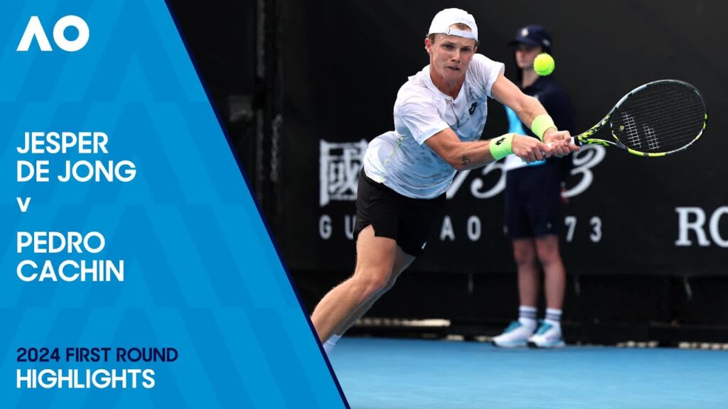 Jesper De Jong v Pedro Cachin Highlights | Australian Open 2024 First Round