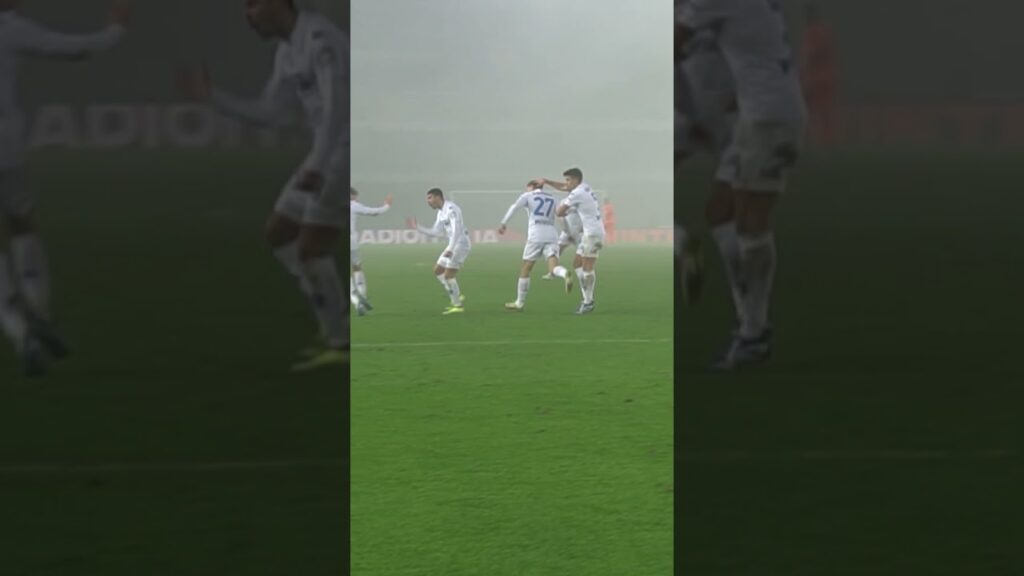 Il gol di Szymon Zurkowski contro il Verona