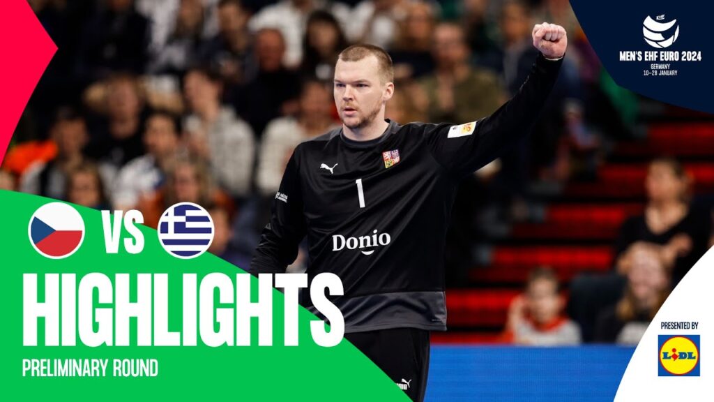 Closing the door for the win! | Czechia vs. Greece | Highlights | Men's EHF EURO 2024