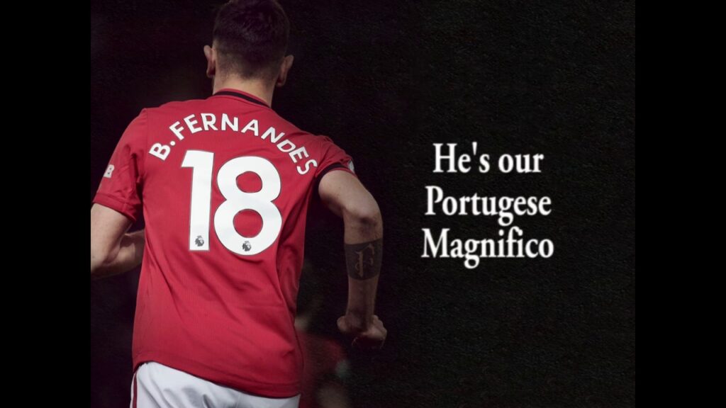 Bruno Fernandes ~ NEW Manchester United Chant (with lyrics)