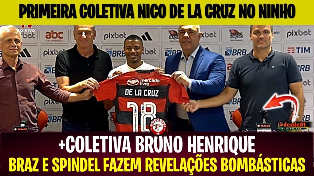 Entrevista Coletiva | Nicolás de la Cruz e Bruno Henrique  - LIVE