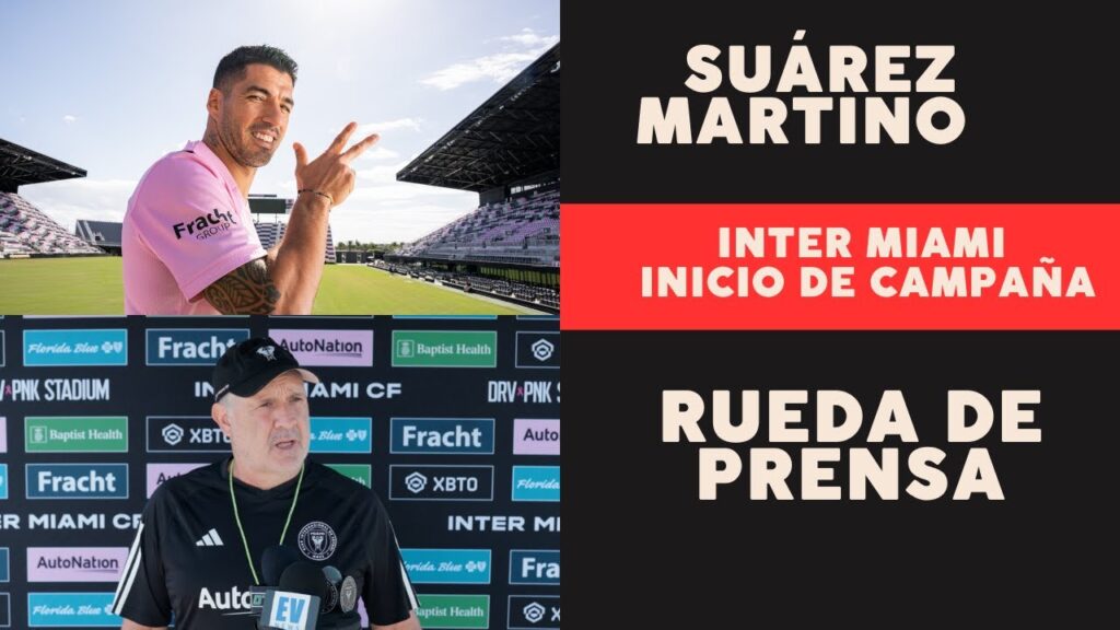 LUIS SUÁREZ y  GERARDO TATA MARTINO  CONFERENCIA de PRENSA