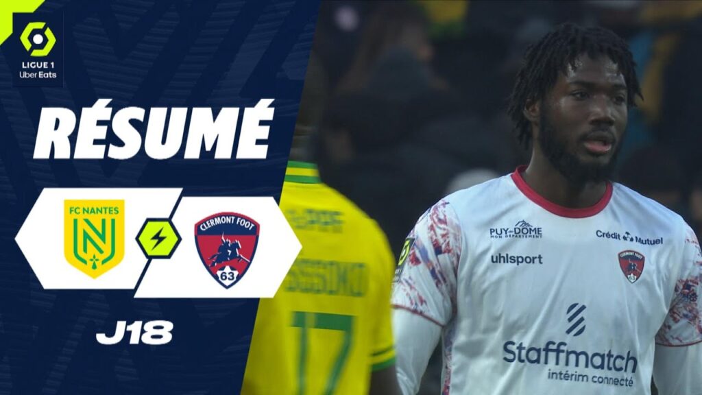 FC NANTES - CLERMONT FOOT 63 (1 - 2) - Résumé - (FCN - CF63) / 2023-2024