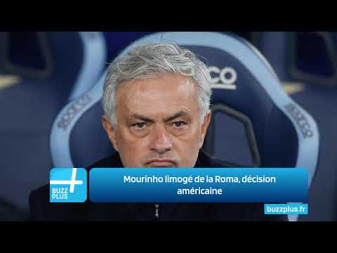 Mourinho limogé de la Roma, décision américaine