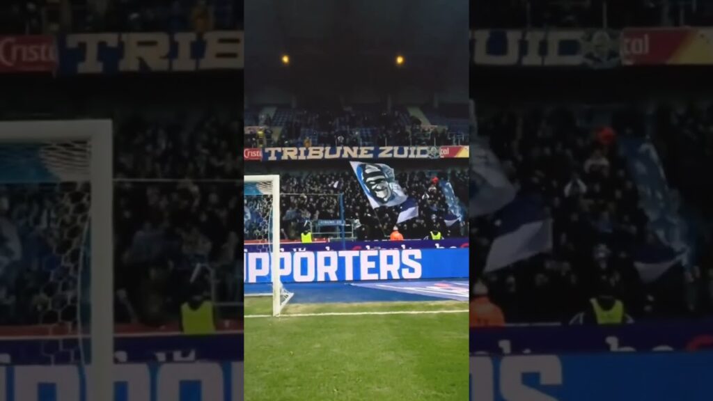 تحية جماهير نادي جينك للمبدع بلال الخنوس بعد فوزه بجائزة افضل لاعب شاب في بلجيكا🎉👏🇲🇦 #dimamghrib