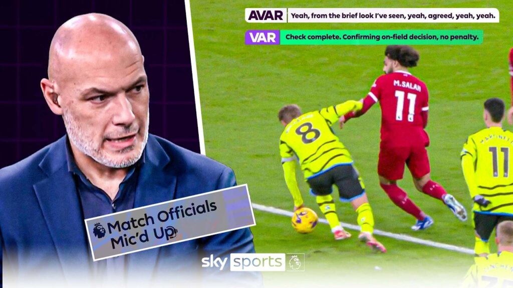 Match Officials Mic'd Up | Odegaard handball against Liverpool reviewed