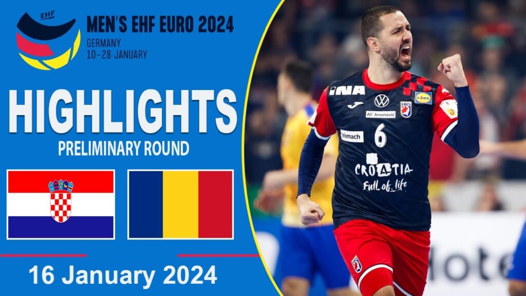 Croatia vs Romania Highlights| EHF European Championship 2024