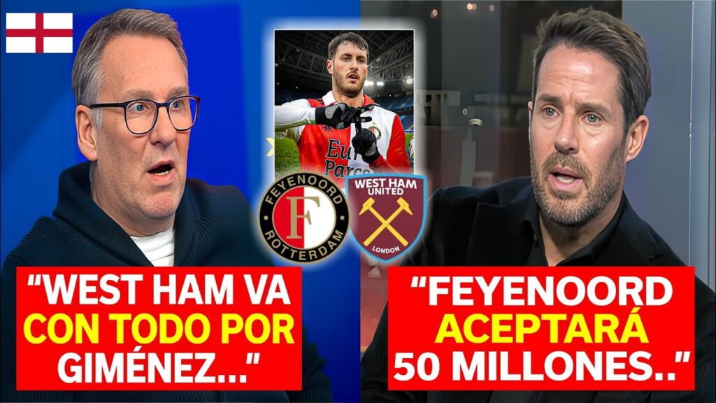 PRENSA INTERNACIONAL señala posible TRANSFERENCIA de GIMÉNEZ al WEST HAM!!