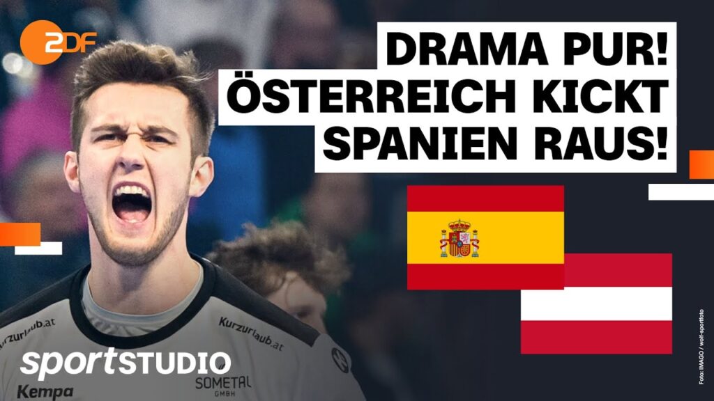 Spanien – Österreich | Handball-EM 2024 | sportstudio