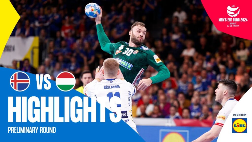 They look scary 🥵 | Iceland vs. Hungary | Highlights | Men's EHF EURO 2024