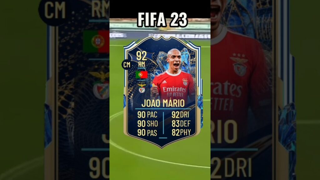JOAO MARIO🇵🇹 - Todas cartas oficiales de Ultimate Team ⭐⚽ #joaomario #benfica #fc24