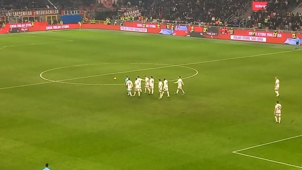 Milan-Roma 3-1, il gol di Olivier Giroud