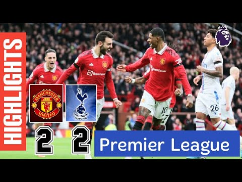 EPL HIGHLIGHTS ; Man U vs Tottenham ( 2 - 2 ) Rashford Goal As Tottenham retaliate Twice.