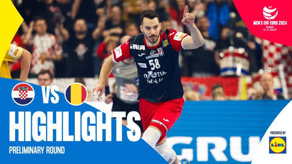 Team effort at its finest | Croatia vs. Romania | Highlights | Men's EHF EURO 2024