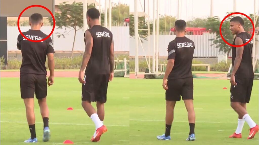 Regardez la complicité entre Iliman Ndiaye et Ismail Jakobs à l’entraînement