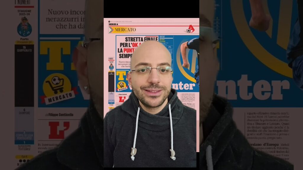 Rassegna stampa 16/01/24 #inter #calciomercato #taremi #zielinski #gazzettadellosport #youtubeshorts