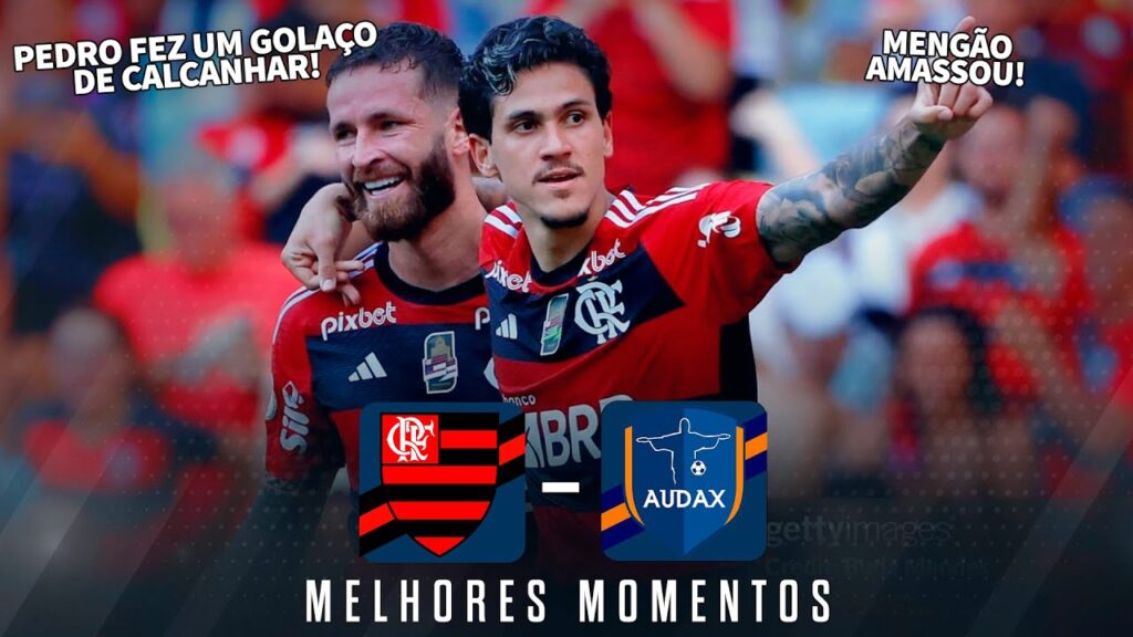 PEDRO FEZ GOLAÇO DE LETRA | Flamengo x Audax-RJ | Melhores Momentos | Campeonato Carioca 2024