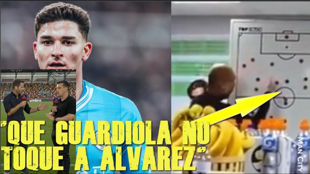 PRENSA INGLESA LE DICE UNA VERDAD INCOMODA A GUARDIOLA SOBRE JULIAN ALVAREZ