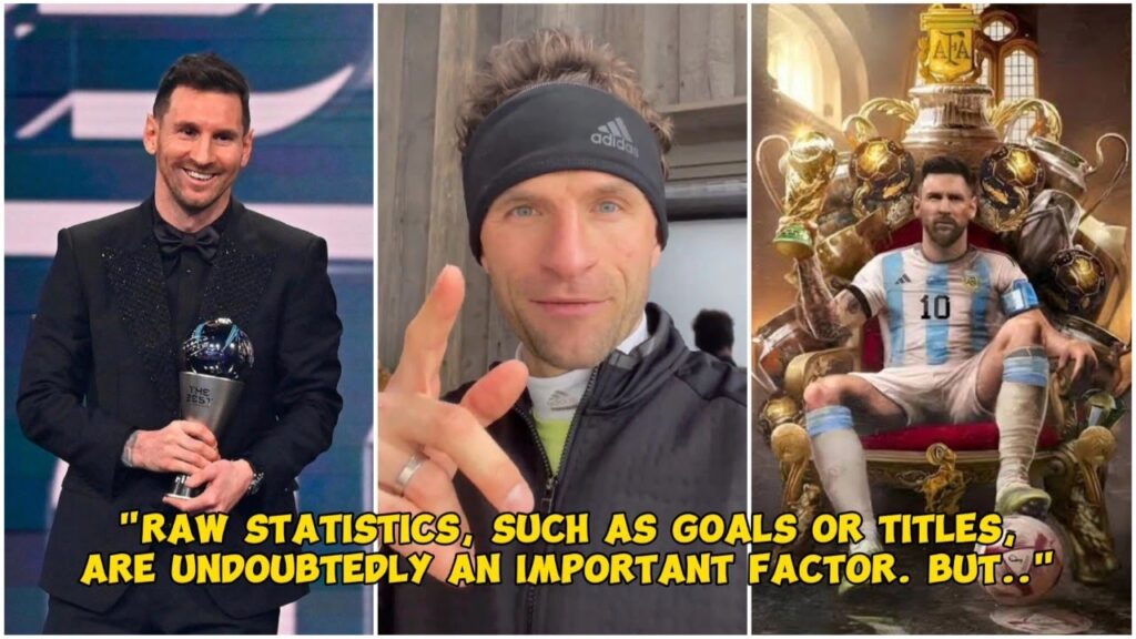 Thomas Müller explained why Leo Messi deserved to win the 2023 FIFA’s Best Men’s Player of the Year🫡