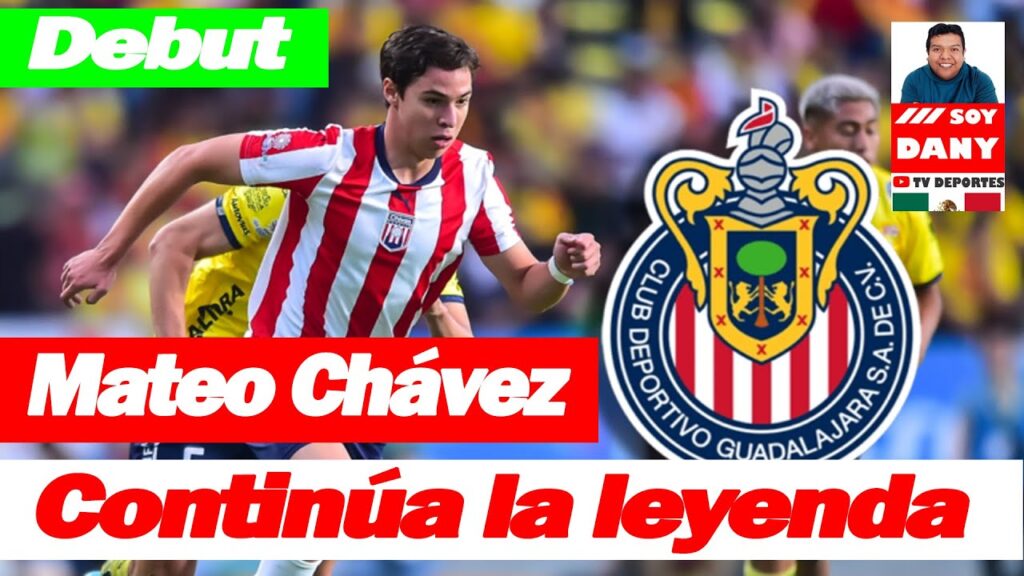 MATEO CHÁVEZ ⚽ l HIJO DE UNA LEYENDA DE CHIVAS❤️💙🤍⚽🏟️