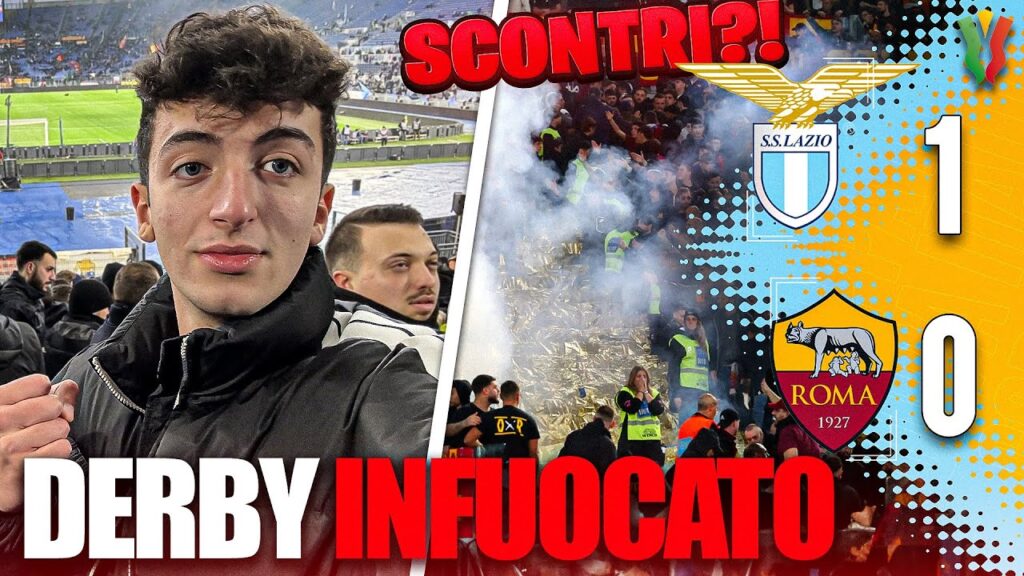 IN CURVA nel DERBY piú PERICOLOSO d’ITALIA: Lazio Roma 1-0 Live Reaction 😱⚽️ IN CURVA nel DERBY piú PERICOLOSO d’ITALIA: Lazio Roma 1-0 Live Reaction 😱⚽️