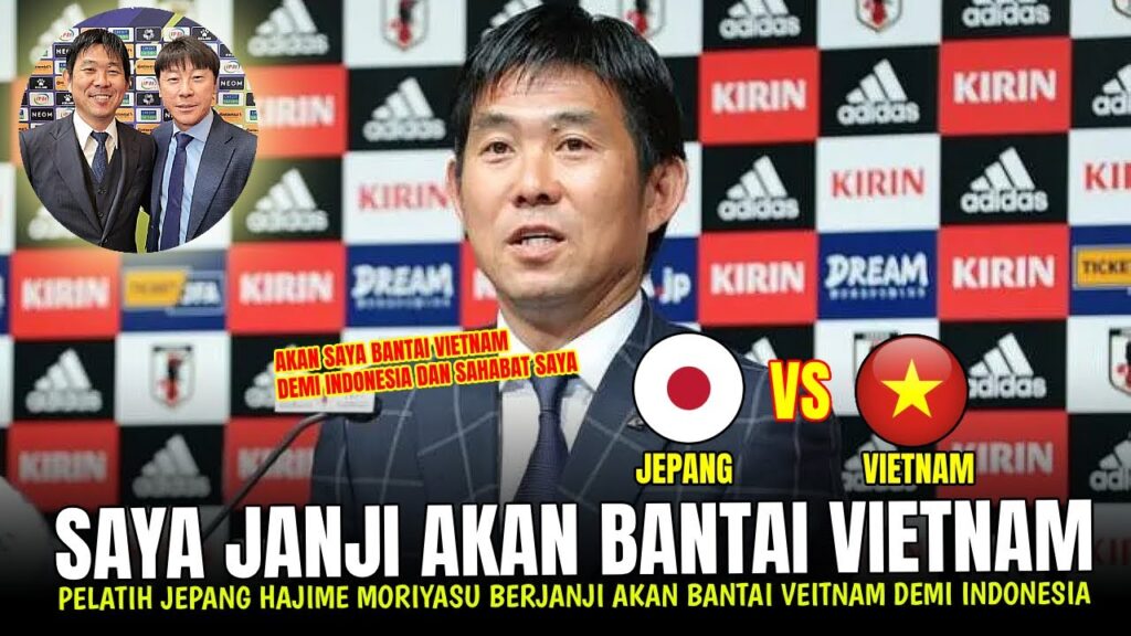 🔴GEMPARKAN PUBLIK !! Pelatih Jepang Hajime Moriyasu Ngomong Gini Jelang JEPANG Vs VIETNAM Piala Asia