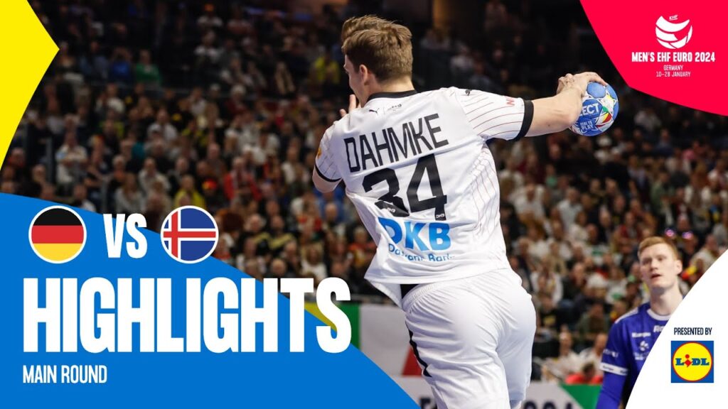 Their first Main Round win! | Germany vs. Iceland | Highlights | Men's EHF EURO 2024