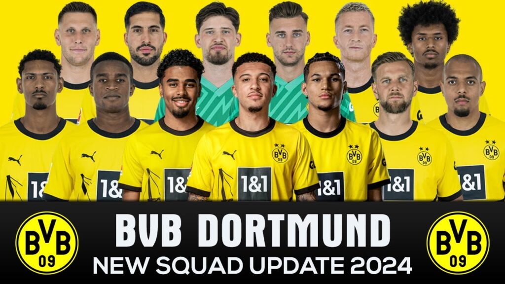 BORUSSIA DORTMUND SQUAD UPDATE 2024 WITH JADON SANCHO, IAN MAATSEN - B.Dortmund Squad Update 2024