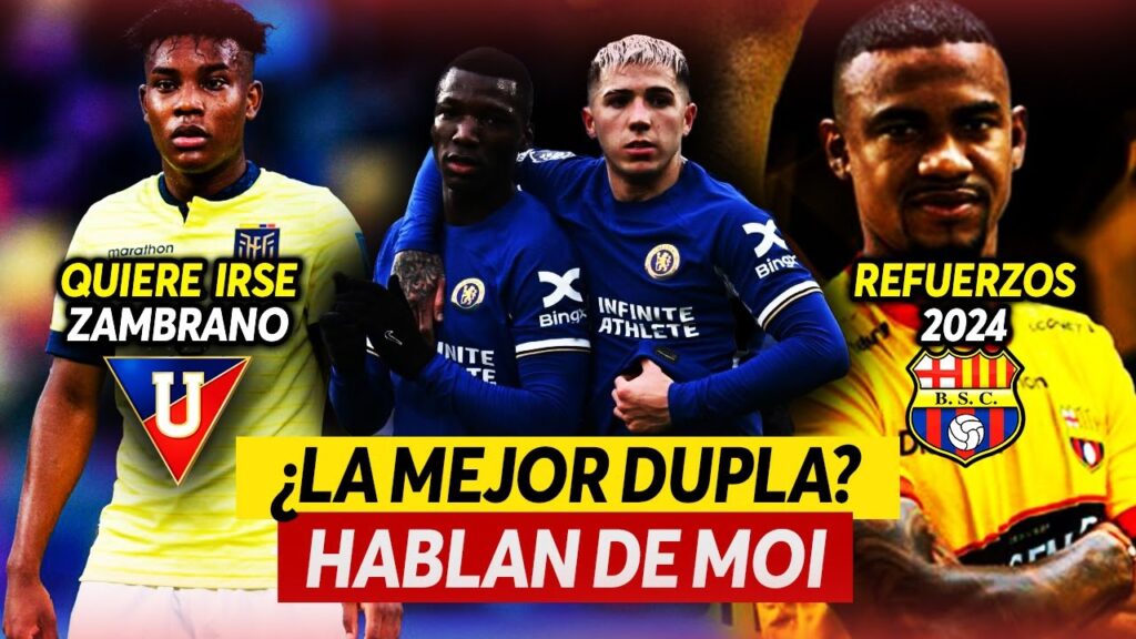 EL TRABAJO de MOISÉS CAICEDO | ÓSCAR ZAMBRANO quiere IRSE | REFUERZOS de BARCELONA SC 2024