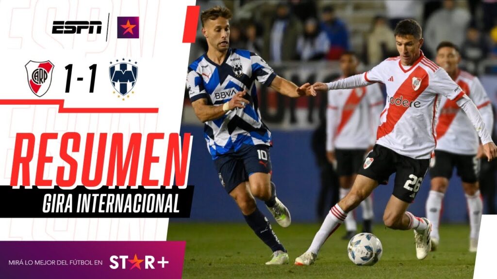 ¡GOLAZO AGÓNICO DE HERRERA Y EMPATE ENTRE EL MILLO Y LOS RAYADOS! | River 1-1 Monterrey | RESUMEN