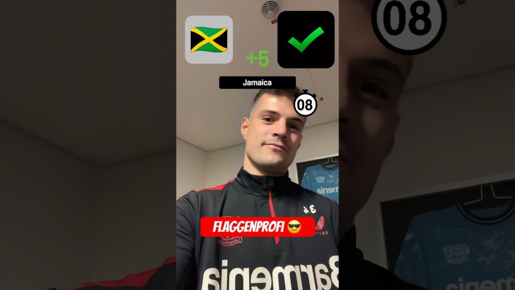 Flaggen-Quiz? Kein Problem für Granit #Xhaka ✅