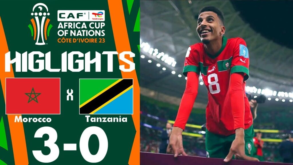 Azzedine Ounahi Goal | Morocco vs Tanzania 3-0 Extended Highlights | Africa Cup of Nations 2024