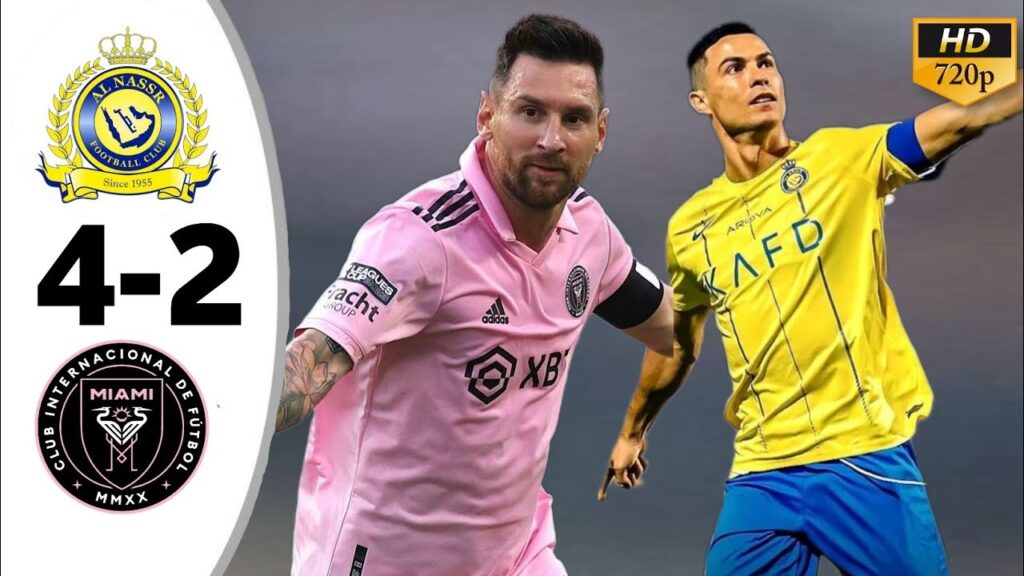 Messi vs Ronaldo Inter Miami vs Al Nassr 4-2 Highlights & All Goals Riyadh 2024