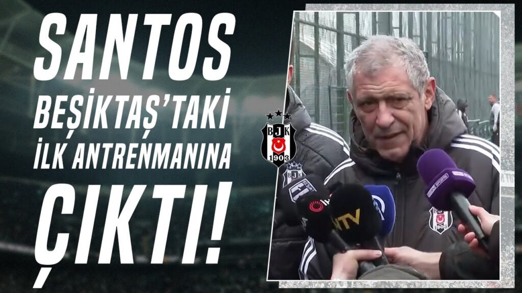 Fernando Santos, Beşiktaş'taki İlk Antrenmanına Çıktı!