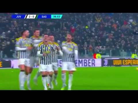 Dušan Vlahović Goal, Juventus vs Sassuolo 3-0 | All Goals and Extended Highlights