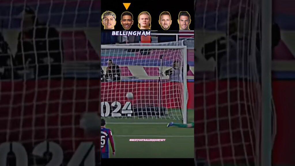 Garnacho VS Bellingham VS Haaland VS kane VS Fabian Schär | Best Goals 2023 #shorts